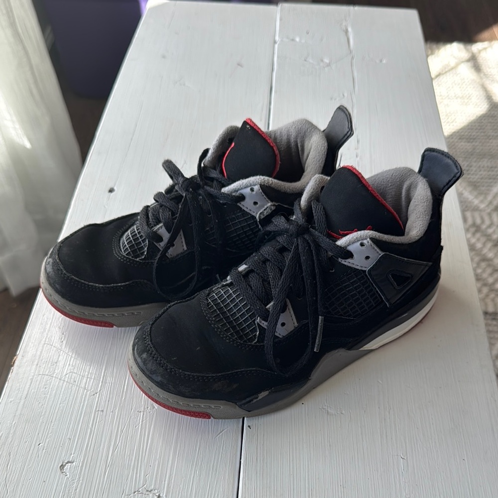 Air Jordan Black and Red Sneakers